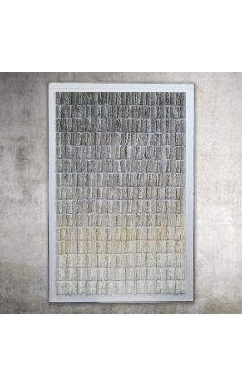 Art contemporani "Lliga i tenyit" amb caixa de plexiglàs