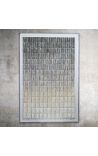 Tableau contemporain Tie and Dye avec caisse en Plexiglass