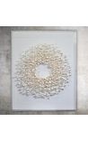 Contemporary wall artwork in 3d Time suspended with Plexiglass box