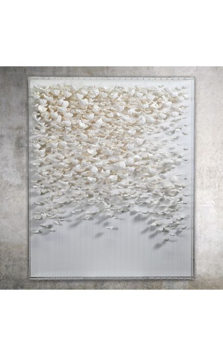 Contemporary wall artwork in 3d "Infinite depth" with Plexiglass box