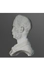 Sculpture of a plaster profile of an English Lord to be attached to the wall "My Lord"