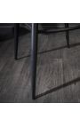 Set de 2 scaune de bar "Siena" design în smaragd verde catifea
