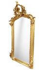 Louis XVI style rectangular mirror - 102 cm x 53 cm