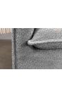 Sofa 3 lugares CELESTE curled gris terciopelo