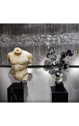 Velká současná konstrukce v chromovaném kovu &quot;Minerai 2.0&quot;