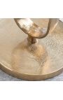 Bijzettafel BENI in metaal gouden kleur