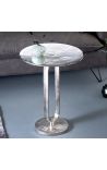 Tavolino BENI in metallo colore argento