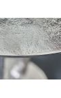 Seitentisch BENI in Metall silber Farbe