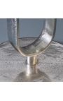Seitentisch BENI in Metall silber Farbe