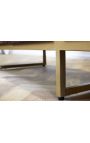 4-porta GABBY mango sideboard com base dourada - 160 cm