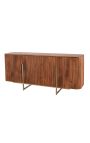 4-porta GABBY mango sideboard com base dourada - 160 cm