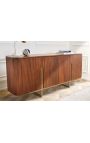 4-porta GABBY mango sideboard com base dourada - 160 cm