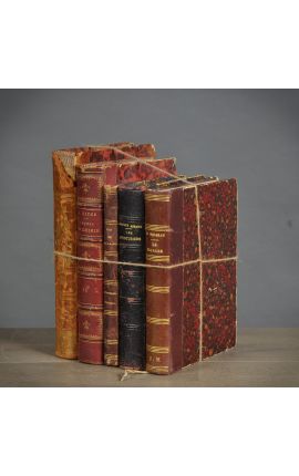 Set di 5 vecchi libri del XVIII secolo - Set 1