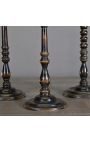 Set di 3 stand di tipo balustre per sfere