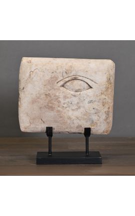Stela de nisip Cipru pe bază neagră "Privind primitiv"