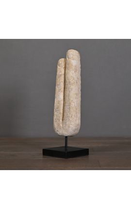Großes Steinamulett auf schwarzem Boden &quot;Oudjat&quot;