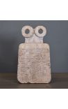 Idole decorado piedra de arena siria