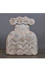 Mesopotamian Idol graviert mit 4 Augen in Sandstein