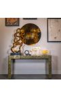 Grande console en miroirs oxydés "Murano" - 165 cm