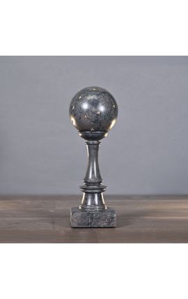 Empire stijl Golden Bees Bilboquet in zwart/grijs marmer