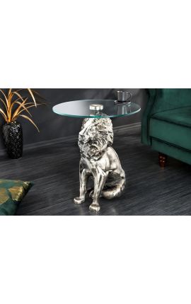 Bočni stol &quot;LAV&quot; od srebrnog aluminija