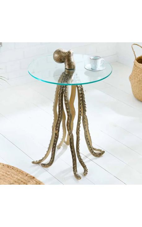Līdzi "OCTOPUS" no auksta alumīnija un stikla virsmas