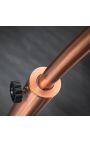 Stehleuchte 170-210 cm aus kupfer gebürstetem metall