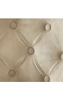 Set de 2 scaune baroc moderne, spătar diamant, bej și auriu