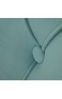 Conjunto de 2 sillas barrocas modernas, azul claro & dorado