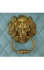 Set von 2 modernen Barockstühlen, klar blau & gold
