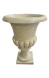 Stor Medici-vas i gammal vit marmor 75 75 cm