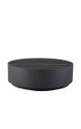 Coffee table "Cabana" of grey aluminium with top ceramic marble look