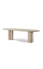 Mycket stort matbord "Fino" beige travertin - 274 cm