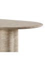 Erittäin suuri ruokapöytä "Fino" leikattu beige-travertiini - 274 cm