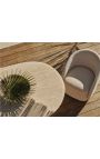 Mycket stort matbord "Fino" beige travertin - 274 cm