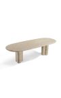 Mycket stort matbord "Fino" beige travertin - 274 cm