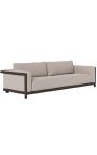 4 istuimen sohva "Floridaan" pronssi-alumiini- ja taupe- kankaat - 274 cm