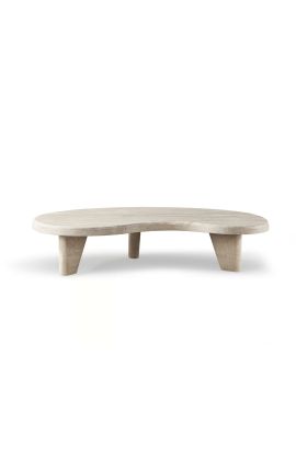 Mycket stort soffbord "Nina" beige travertin - 164 cm
