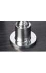 Taula lateral d'alumini barroc modern de plata i copa
