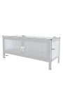 Samtidens glaskasse "TOKYO" sort metal og glas, guldhåndtag 90 90 cm