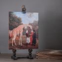Painting "Girafe de Nubie" - Jacques-Laurent Agasse - small model