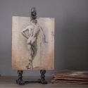 Schilderij "Onderzoek naar een naakt man" - A.R. Mengs (Dupliqué)