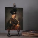 Portretbord "Een Poolse edelman" - Rembrandt - klein model