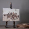Gemälde "Pilger auf dem Weg nach Mekka" - Leon Belly (Dupliqué)