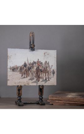 Painting "Pilgrims going to Mecca" - Leon Belly (Dupliqué)
