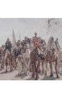 Painting "Pilgrims going to Mecca" - Leon Belly (Dupliqué)