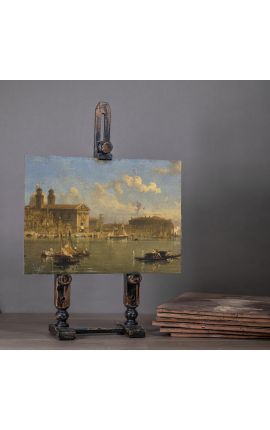 Taulukko "Giudecca-kanavan näkymä Gesuatin kirkon kanssa" - Francesco Guardi