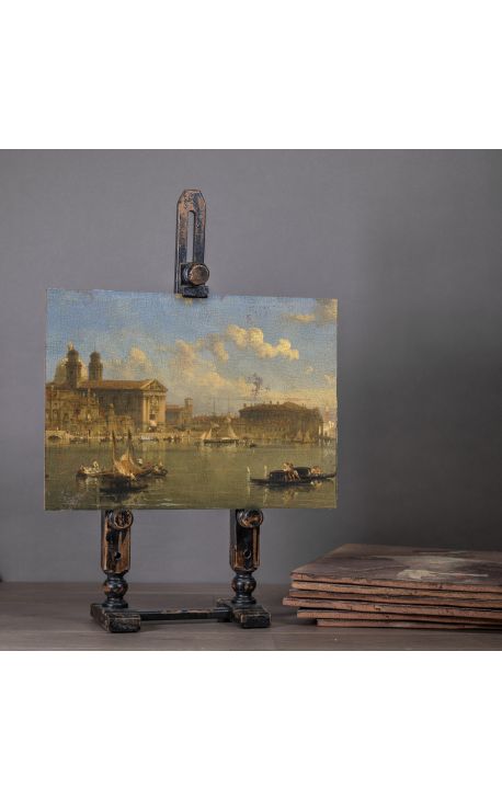 Tableau "Vue du canal de la Giudecca avec l'église des Gesuati" - Francesco Guardi