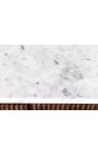 4-deurs GABBY mango kast met wit marmeren top - 180 cm (Dupliqué)