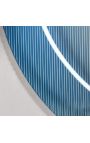 Hedendaagse schilderij "Troon" met plexiglas en neonbox